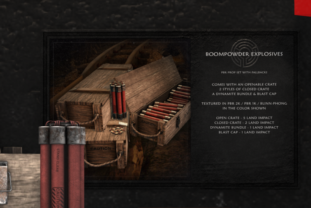 Boompowder Explosives, L$350