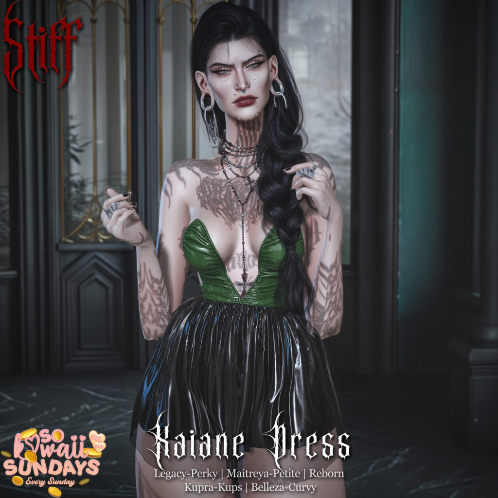 Xaiane Dress - GenX Curvy/Inithium/Legacy/Maitreya/Reborn/+mods	&lt;a href=&quot;http://maps.secondlife.com/secondlife/Menag%20a%20trois/25/153/1302&quot;&gt;Teleport&lt;/a&gt;