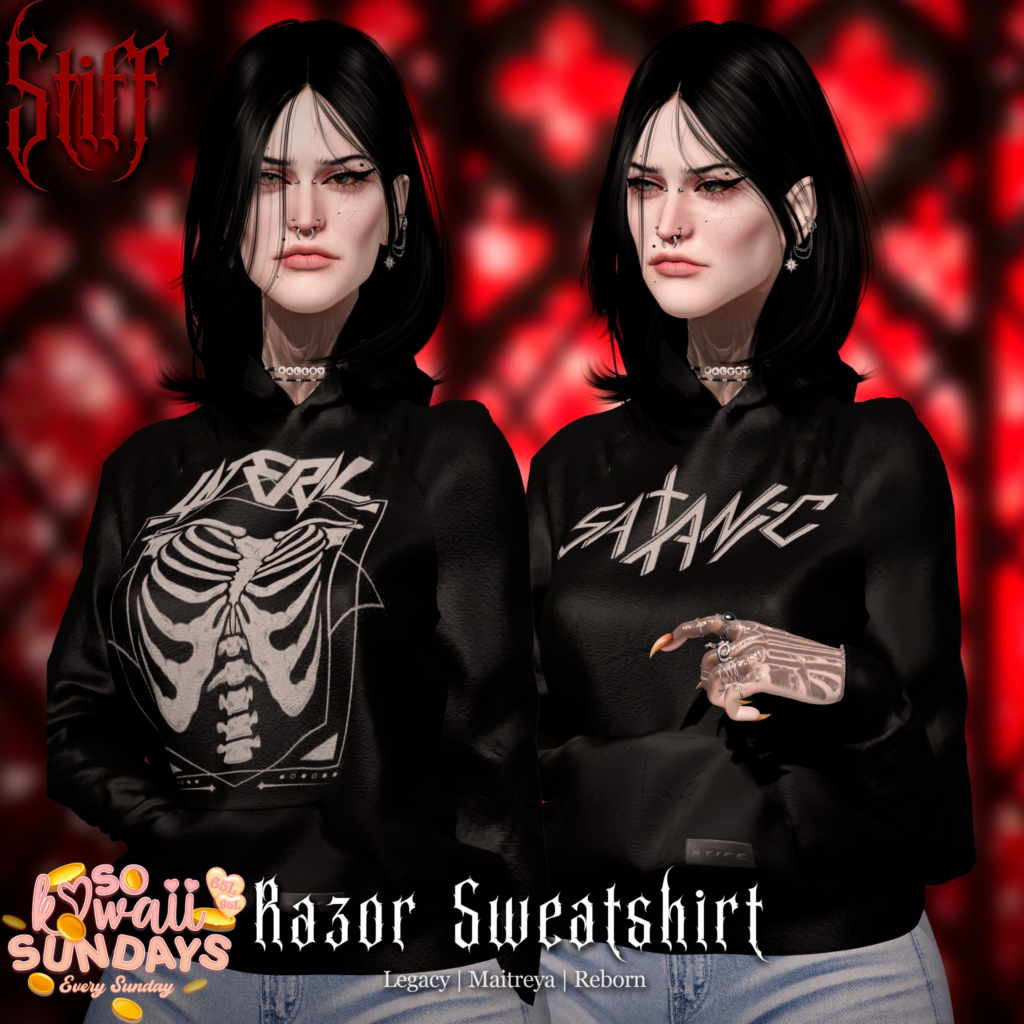 Razor Sweatshirt - Legacy/Maitreya/Reborn