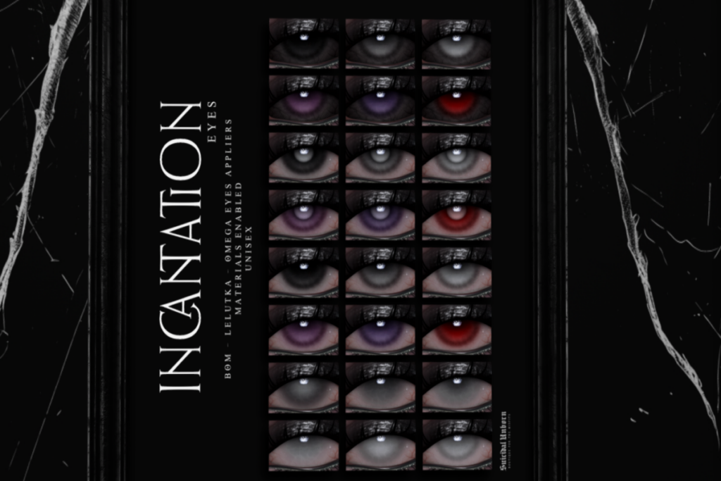 Incantation Eyes - BOM/EvoX/Omega, L$425
