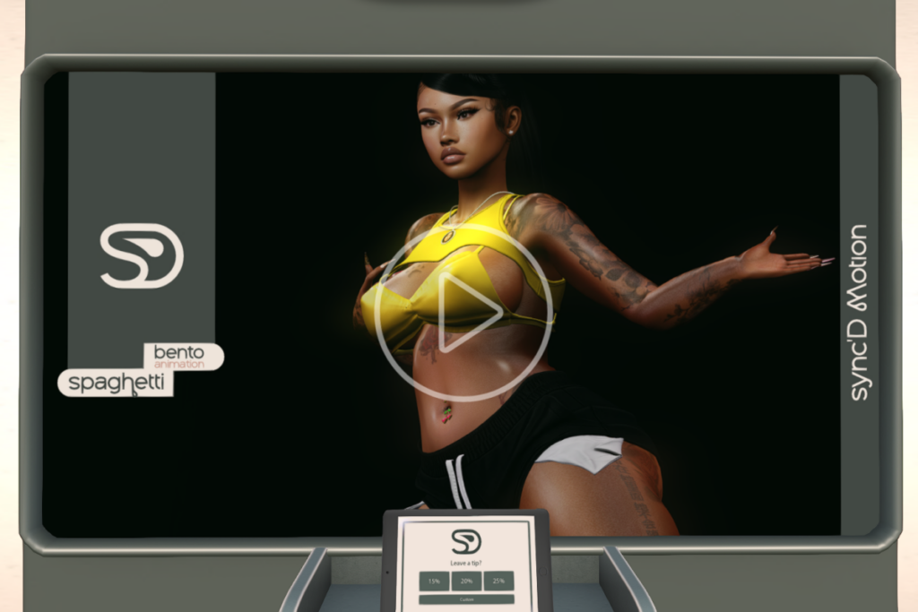 Spaghetti Animations, L$325 each/L$1699 FP