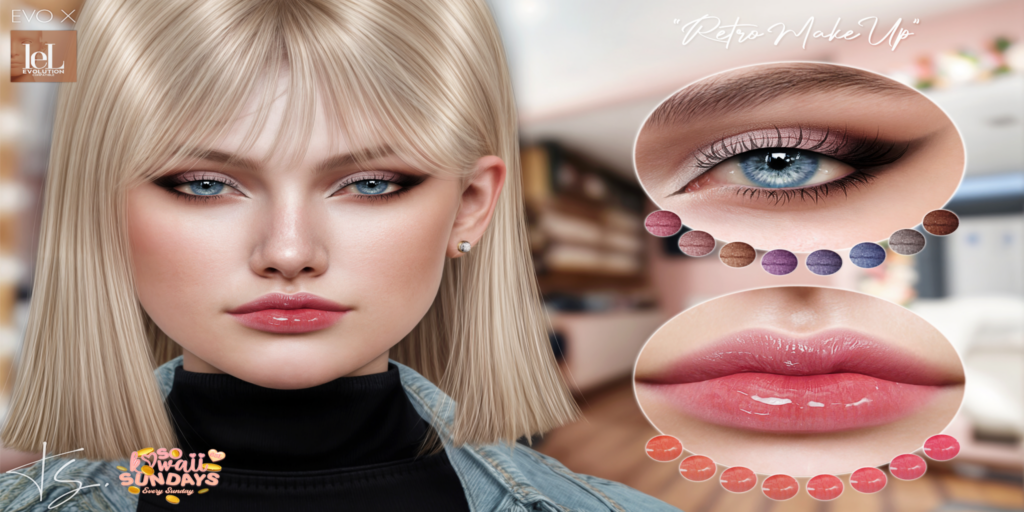 Retro Makeup - Evo/EvoX	&lt;a href=&quot;http://maps.secondlife.com/secondlife/Angel%20Dreams/219/226/812&quot;&gt;Teleport&lt;/a&gt;
