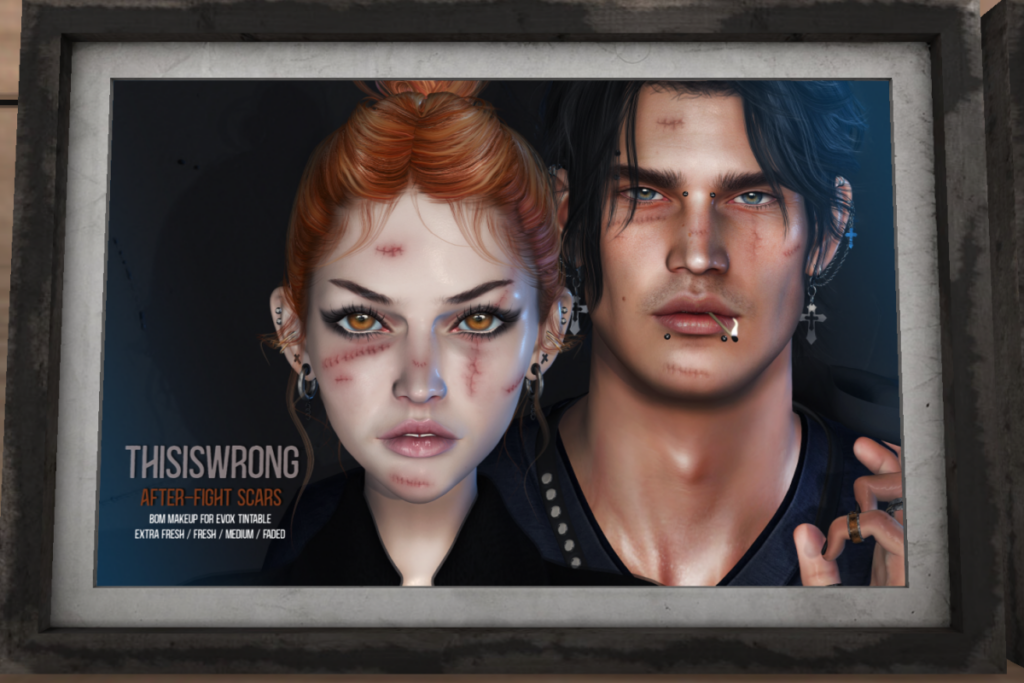 After-Fight Scars - EvoX	&lt;a href=&quot;http://maps.secondlife.com/secondlife/Little%20Diamond/226/178/22&quot;&gt;TELEPORT&lt;/a&gt;