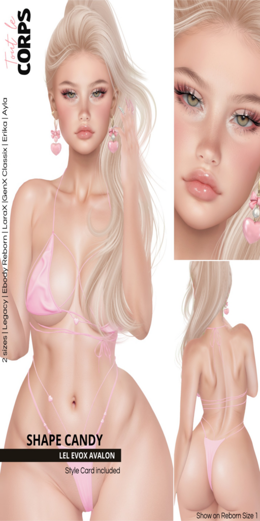 Candy Female Shape - EvoX Avalon/Ayla/Erika/GenX Classic/Legacy/MaitreyaX/Reborn