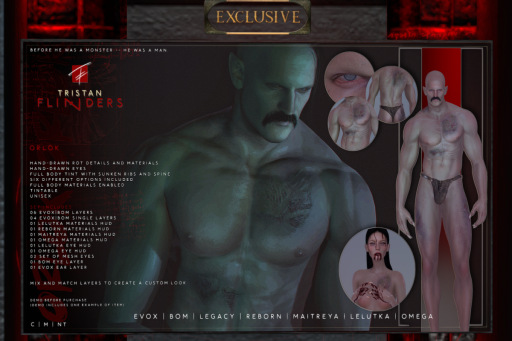 Orlok - Bom/Evo/EvoX/Omega/Legacy/Maitreya/Reborn, L$475
