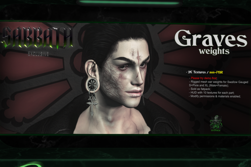 Graves Weights - Swallow Gauged S+Pixie/Swallow XL, L$200