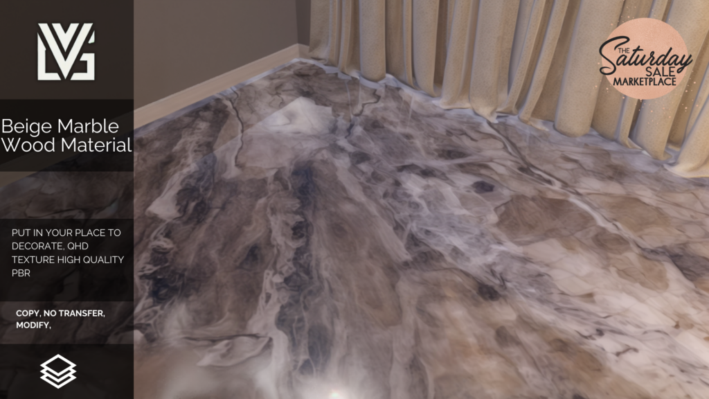 Beige Marble Wood Material