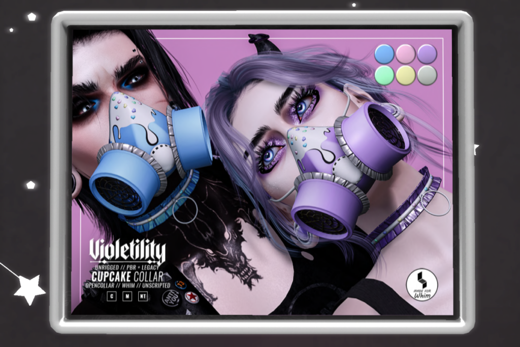 Cupcake Collar	&lt;a href=&quot;http://maps.secondlife.com/secondlife/Violetility/128/166/23&quot;&gt;TELEPORT&lt;/a&gt;
