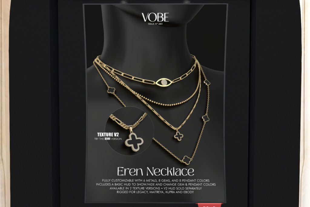 Eren Necklace - Inithium/Legacy/Maitreya/Reborn, L$225-L$479 each/L$699 FP