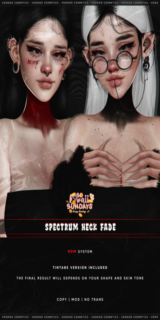 Spectrum Neck Fade - BOM