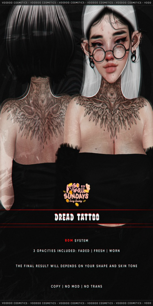 Dread Tattoo - BOM