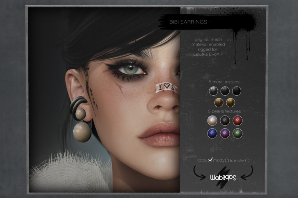 Bibi Earrings - EvoX F, L$299