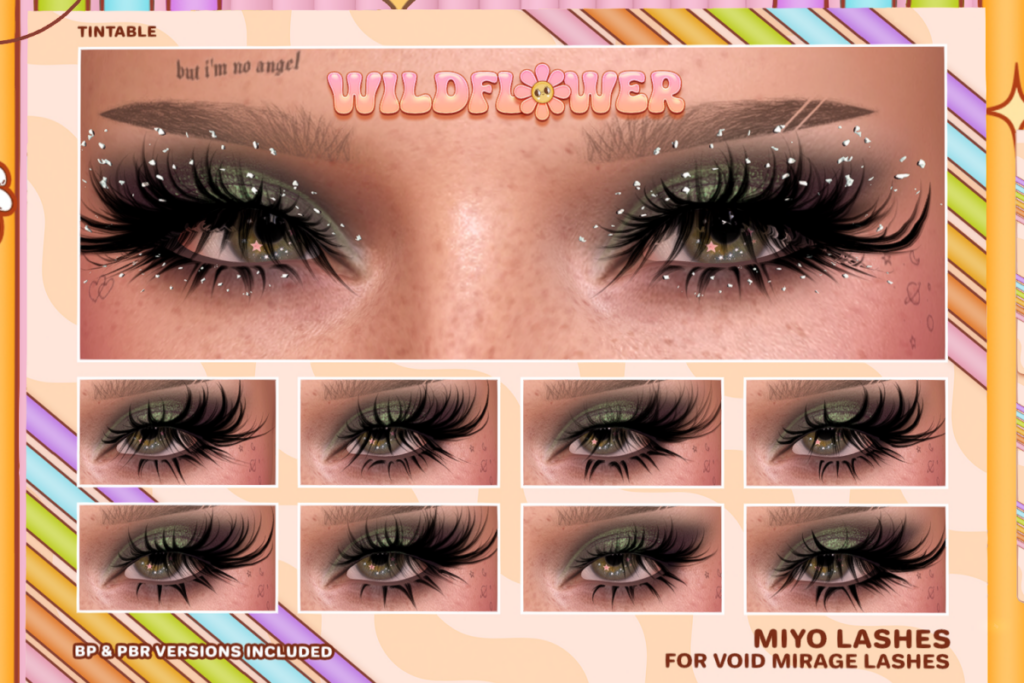 Miyo Lashes - Void Mirage, L$450