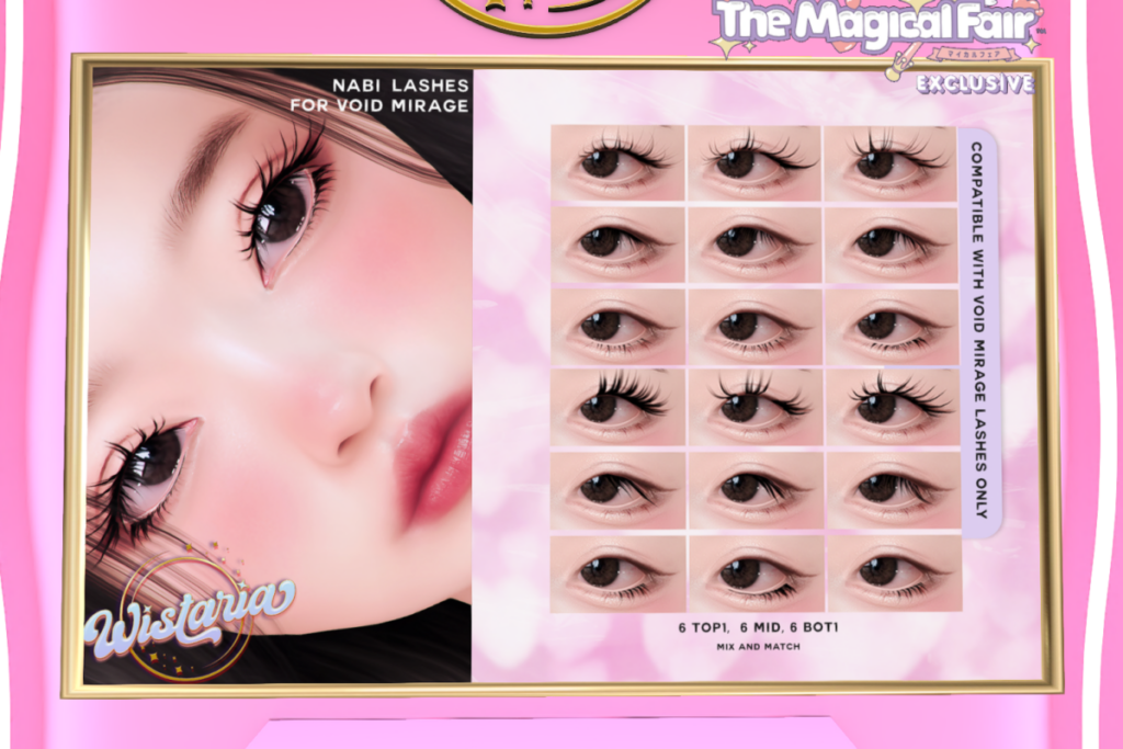 Nabi Lashes - Void Mirage, L$325 FP