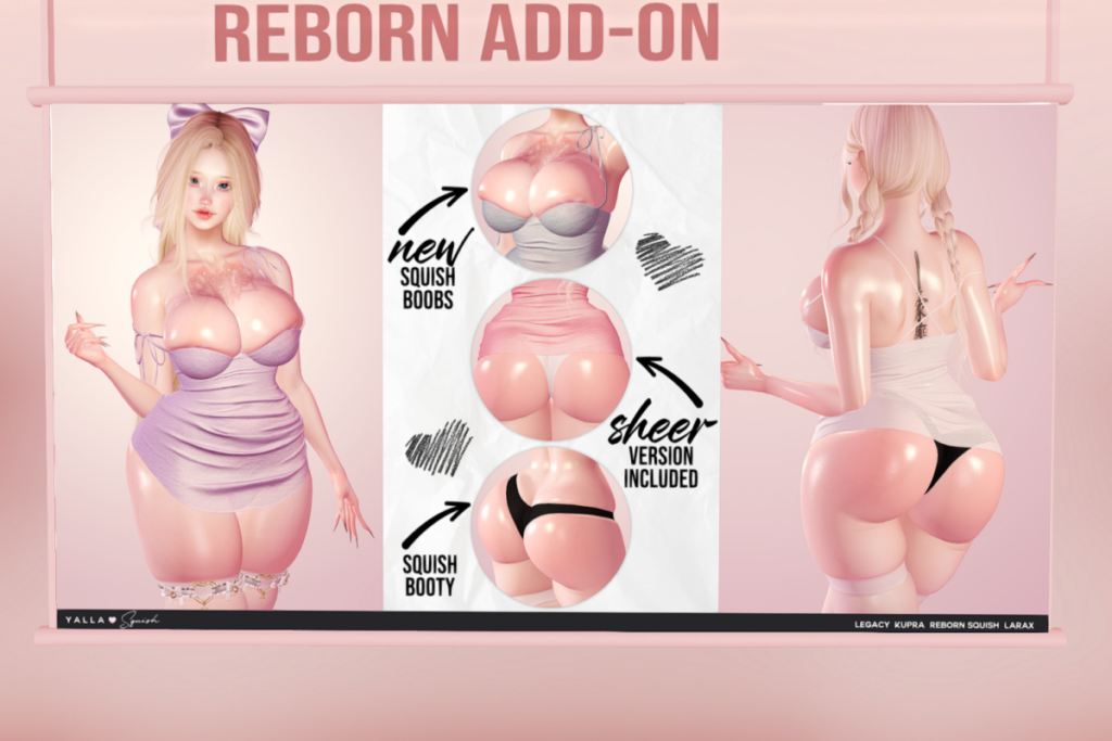 Fae Dress &amp; Panty - Inithium/Legacy/MaitreyaX/Reborn Squish, L$499 each/L$1499-L$1899 each FP/L$2599 MP