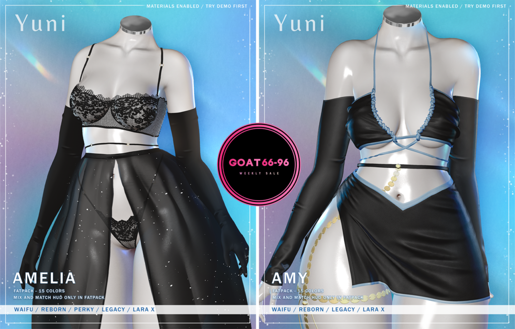 Amelia and Amy Outfits - Legacy/MaitreyaX/Reborn/+mods