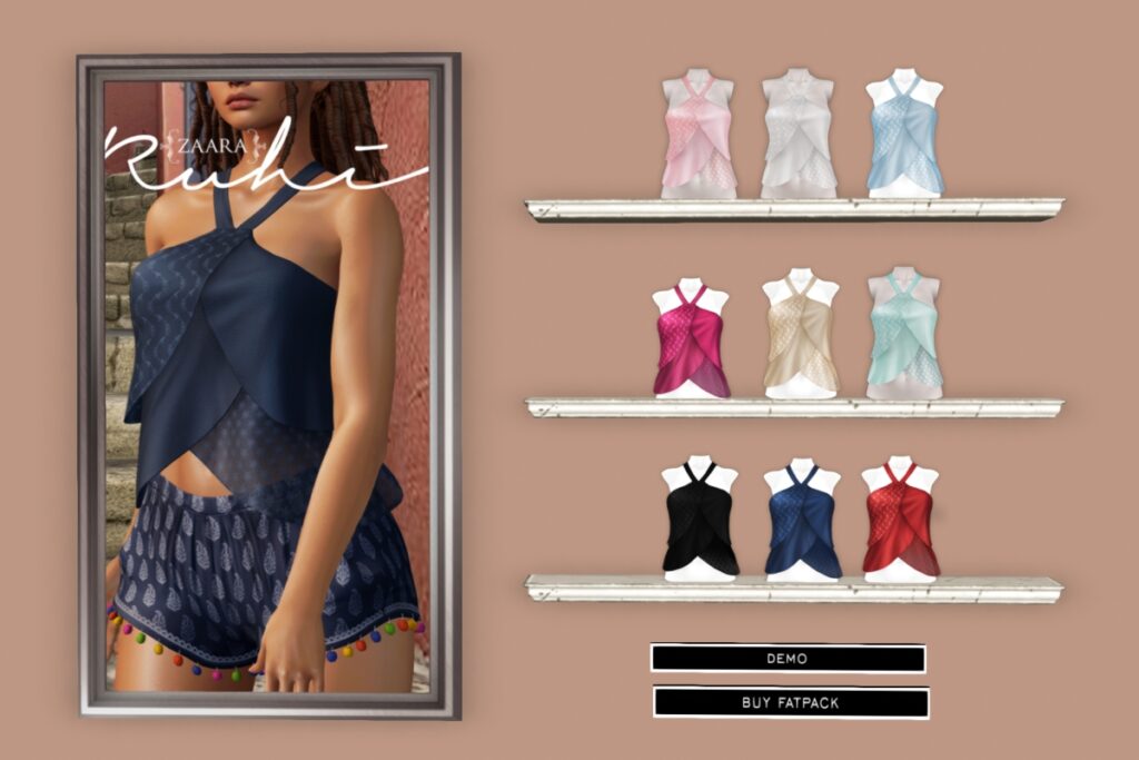 Ruhi Top - Maitreya, L$250 each/L$1400 FP