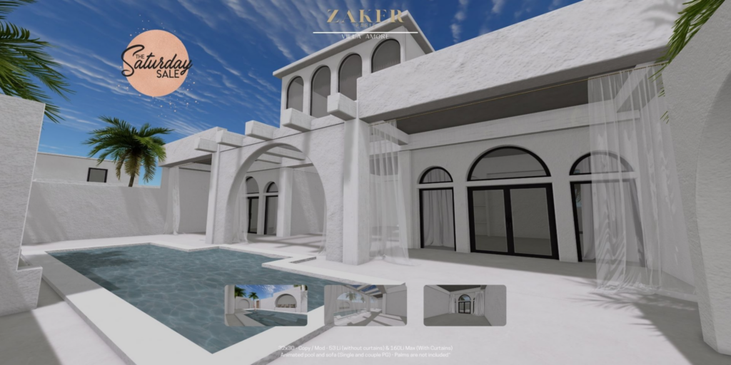 Villa Amore Building	&lt;a href=&quot;http://maps.secondlife.com/secondlife/Zaker/76/165/22&quot;&gt;Teleport&lt;/a&gt;