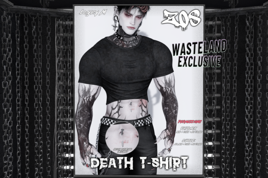Death T-Shirt - Legacy, L$299 each/L$1100 FP