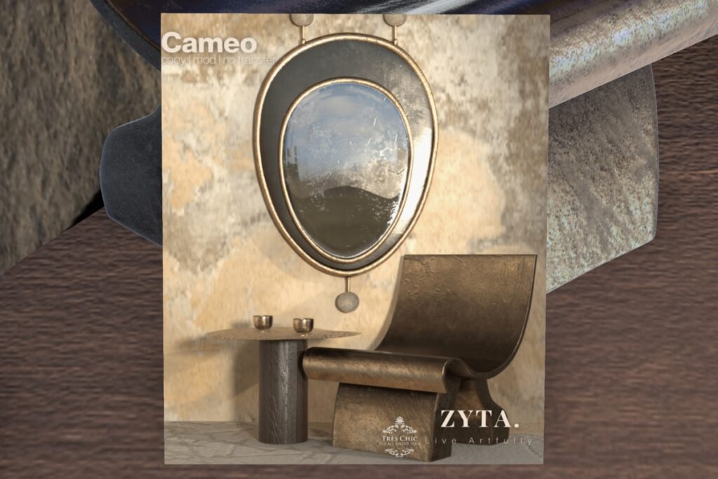 Cameo Decor Set, L$199-L$349 each/L$999 FP
