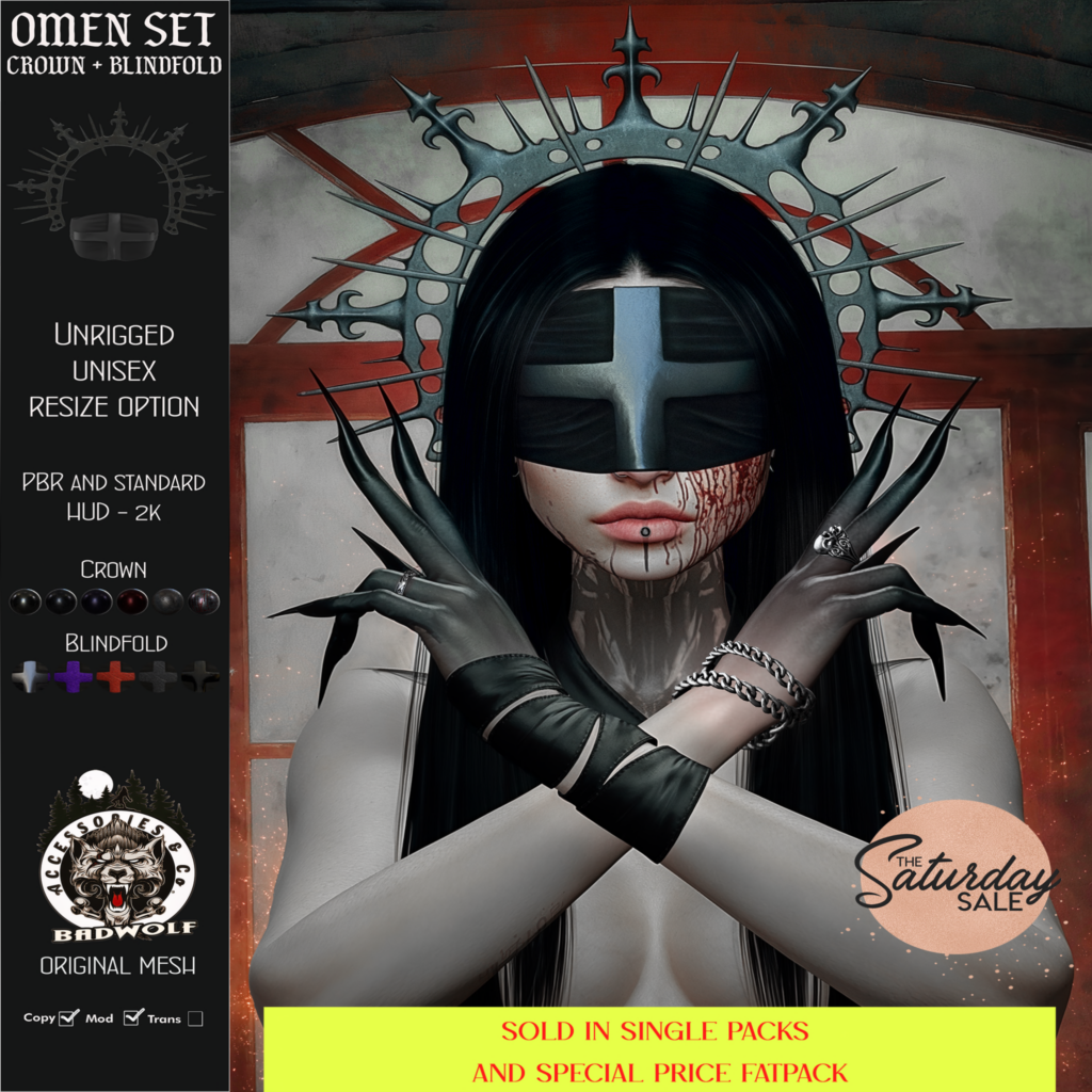 Omen set	&lt;a href=&quot;http://maps.secondlife.com/secondlife/Badwolf%20Valhalla/120/128/25&quot; target=&quot;_blank&quot;&gt;Teleport&lt;/a&gt;