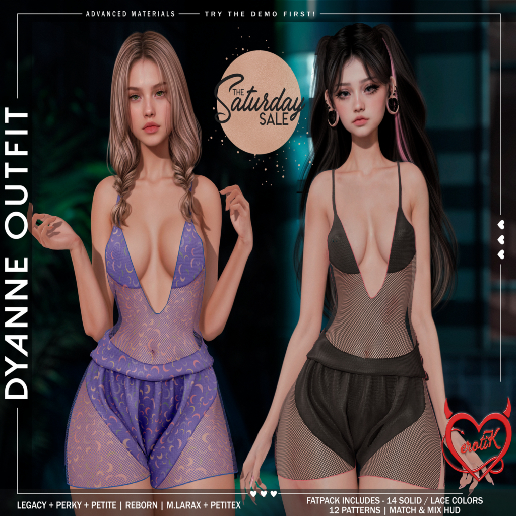 Dyanne Outfit - Erika/GenX/Inithium/Legacy/MaitreyaX/Reborn/+mods	&lt;a href=&quot;http://maps.secondlife.com/secondlife/WIP/112/134/1501&quot; target=&quot;_blank&quot;&gt;Teleport&lt;/a&gt;