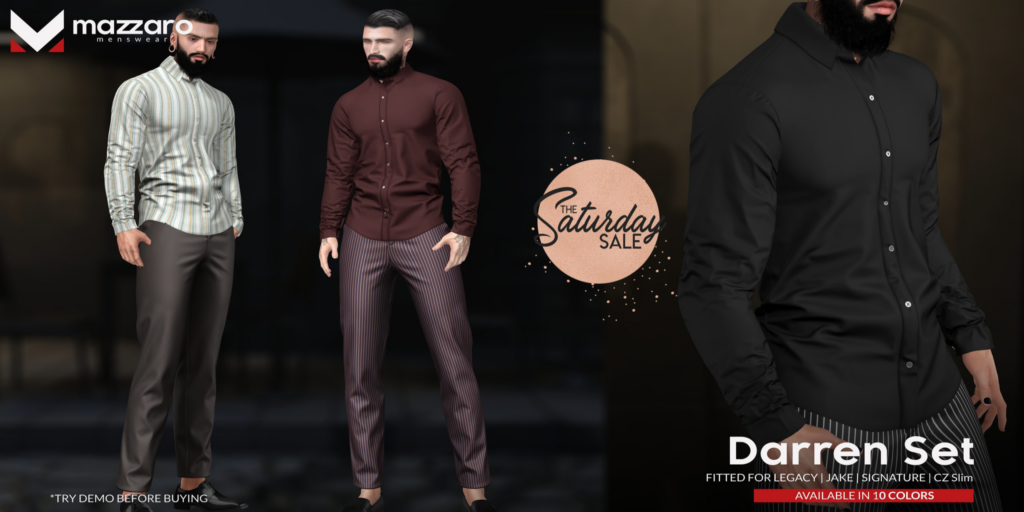 Darren Set - CzSlim/Gianni/Jake/Legacy	&lt;a href=&quot;http://maps.secondlife.com/secondlife/Heartbreak/131/129/166&quot; target=&quot;_blank&quot;&gt;Teleport&lt;/a&gt;