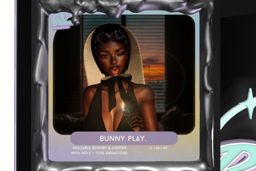 Bunny Play Bonnet and Lighter, L$399 FP