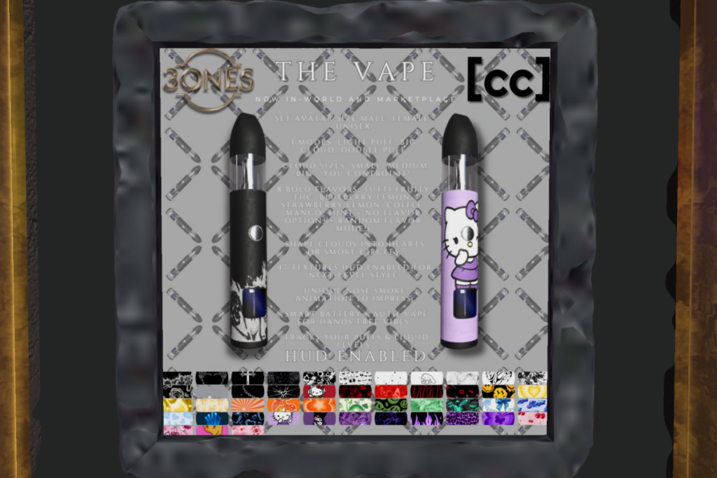 The Vape Holdable, L$2000