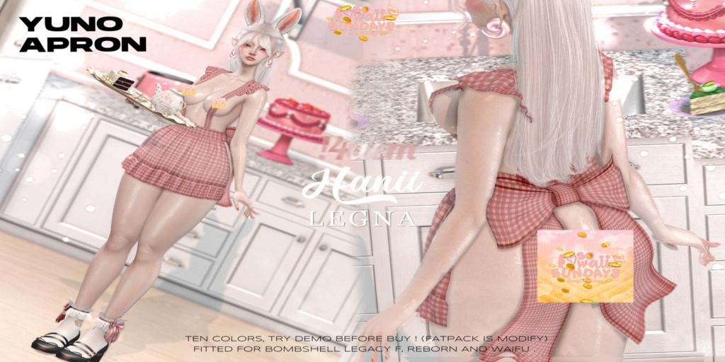 Yuno Apron - Legacy/Reborn/+mods	&lt;a href=&quot;http://maps.secondlife.com/secondlife/Dream%20Lake/122/121/184&quot;&gt;Teleport&lt;/a&gt;