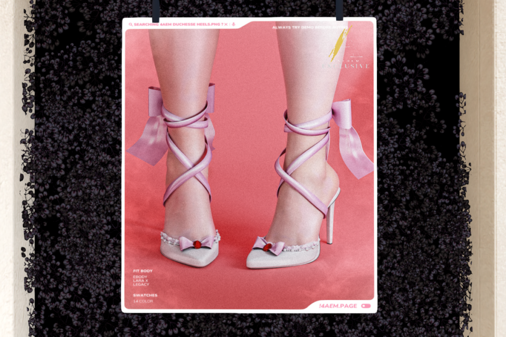 Duchesse Heels - Legacy/MaitreyaX/Reborn, L$250 each/L$759 FP