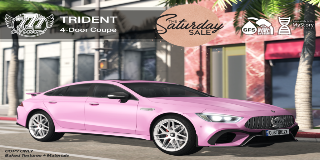 Trident Driveable Vehicle	&lt;a href=&quot;http://maps.secondlife.com/secondlife/Highway%20Star/144/134/23&quot;&gt;Teleport&lt;/a&gt;