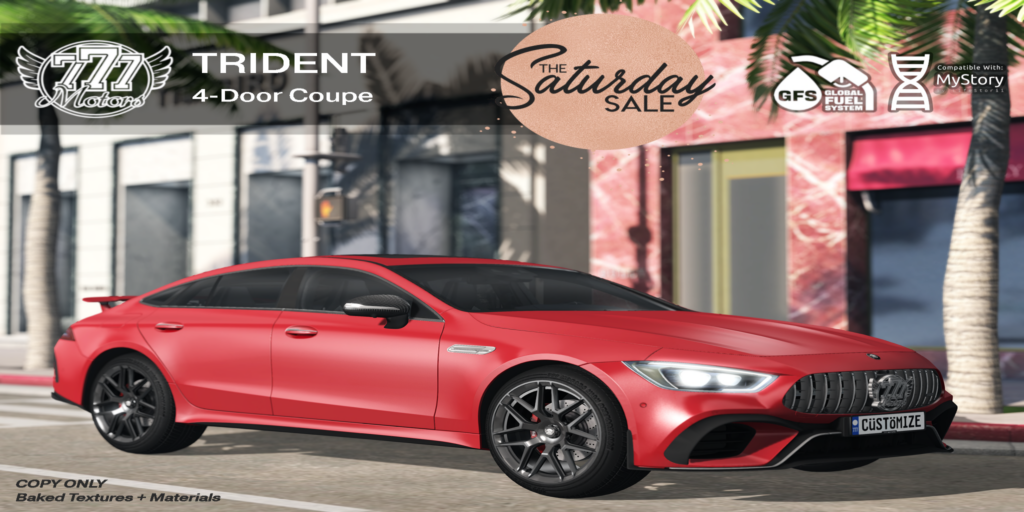 Trident Driveable Vehicle	&lt;a href=&quot;http://maps.secondlife.com/secondlife/Highway%20Star/144/134/23&quot;&gt;Teleport&lt;/a&gt;