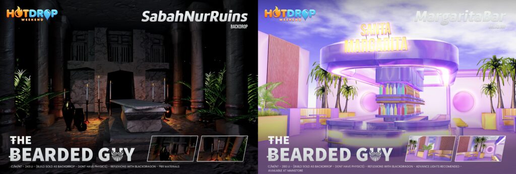 SabahNur Ruins &amp; Margarita Bar Backdrops