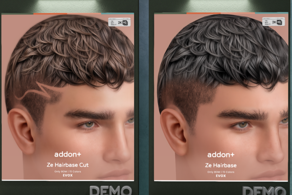 Ze Hairbase Cut - EvoX, L$300 | Ze Hairbase - EvoX, L$300 | Ze Hairbase Fatpack, L$398