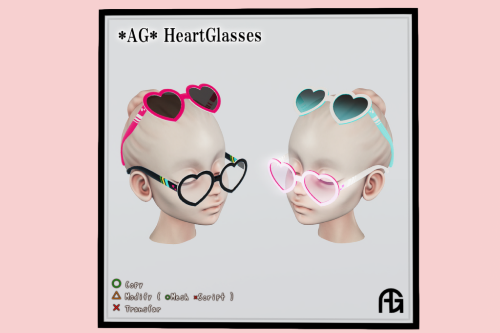 Heart Glasses, L$180