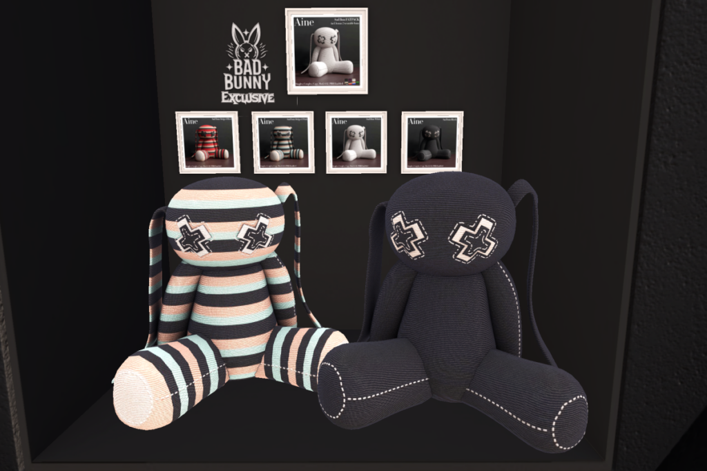 Sad Bun Decoration, L$299 each/L$699 FP