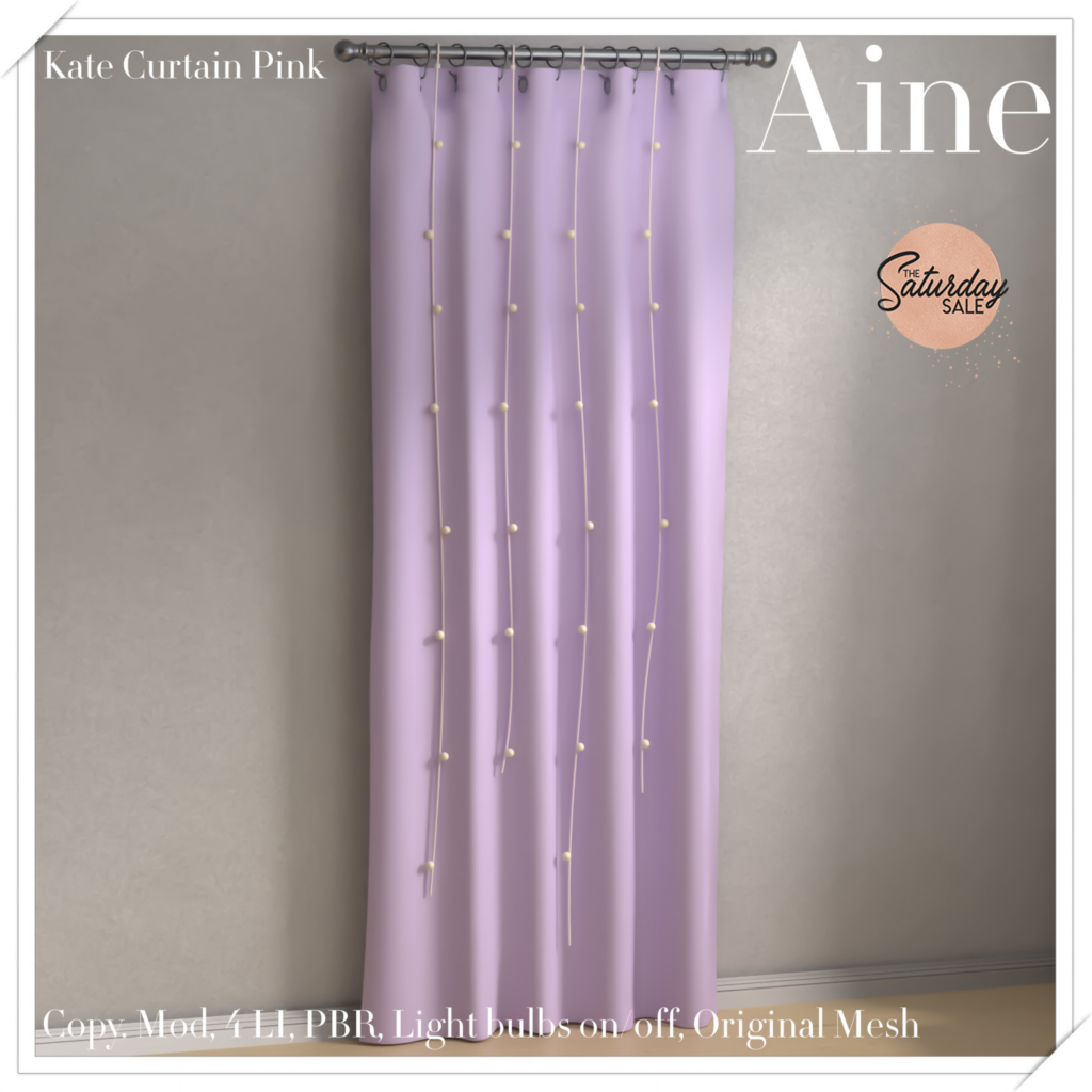Kate Curtain in Pink	&lt;a href=&quot;http://maps.secondlife.com/secondlife/Spirit%20Hills/128/228/22&quot;&gt;Teleport&lt;/a&gt;