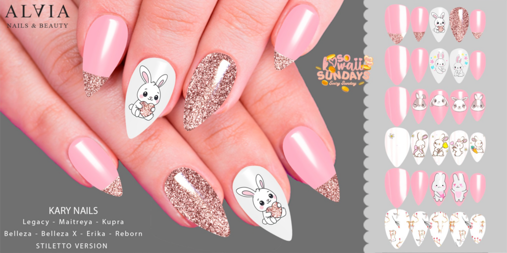 Kary Nails - BellezaOG/Erika/GenX/Inithium/Legacy/Maitreya/Reborn	&lt;a href=&quot;http://maps.secondlife.com/secondlife/Mellor/96/199/26&quot;&gt;Teleport&lt;/a&gt;