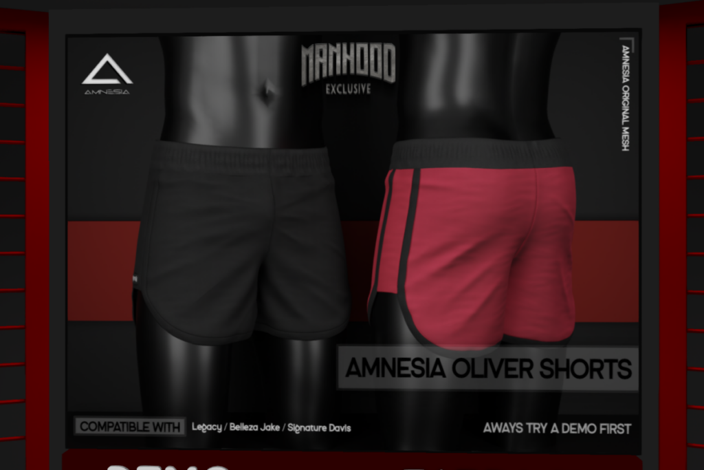 Oliver Shorts - Davis/Jake/Legacy, L$250 each/L$1500 FP