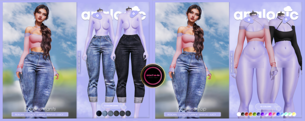 Cailane Top and Pants - Legacy/MaitreyaX/Reborn/+mods