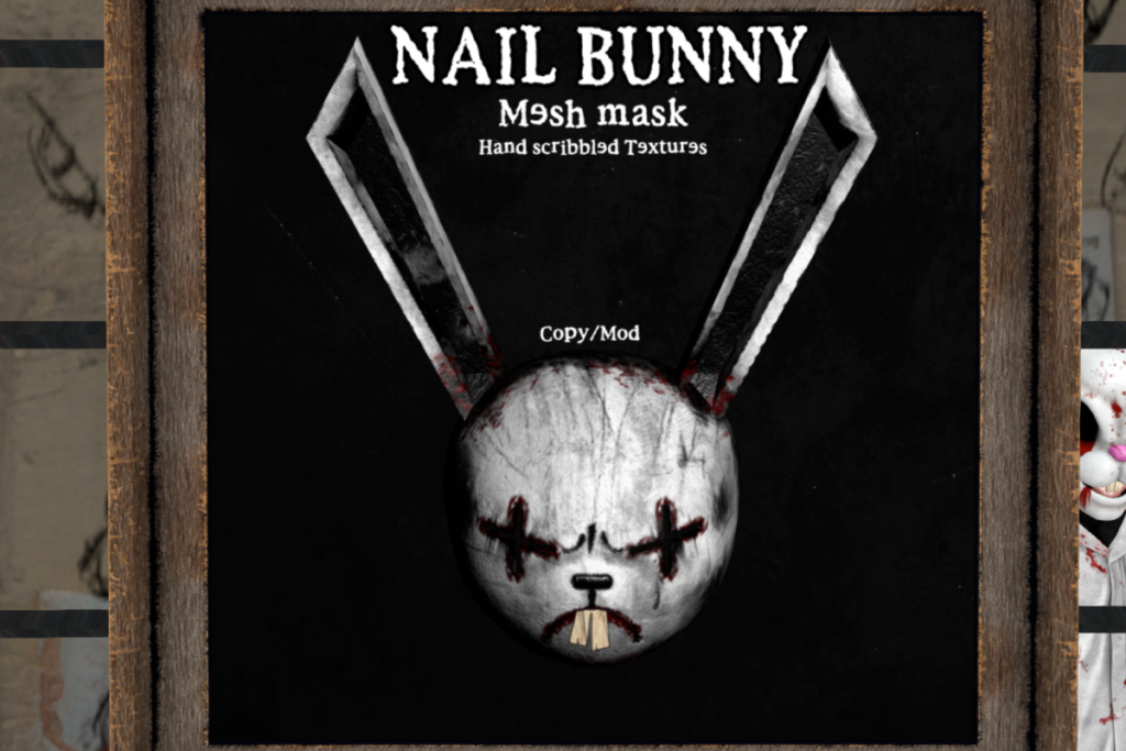 Nail Bunny Mesh Mask, L$199