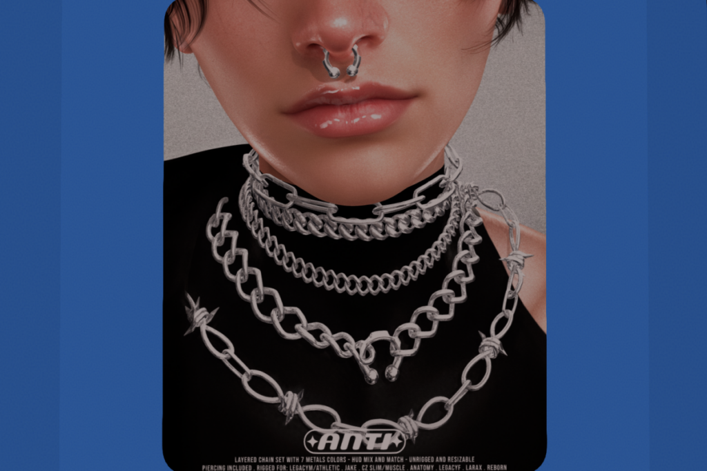 Thrones Layered Chain Set, L$359