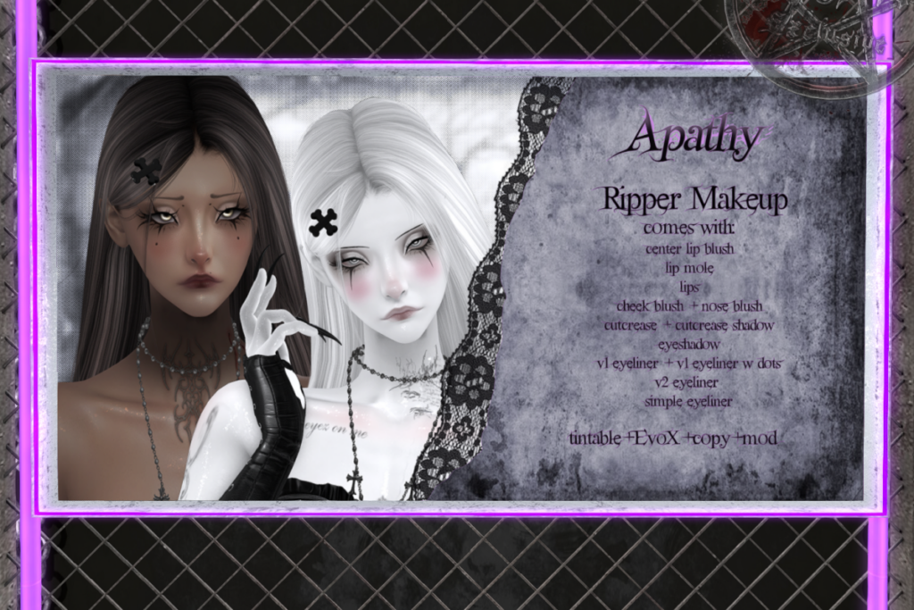 Ripper Makeup - EvoX, L$400