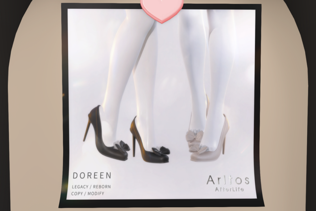 Doreen Heels - Legacy/Reborn, L$199 each/L$499 FP