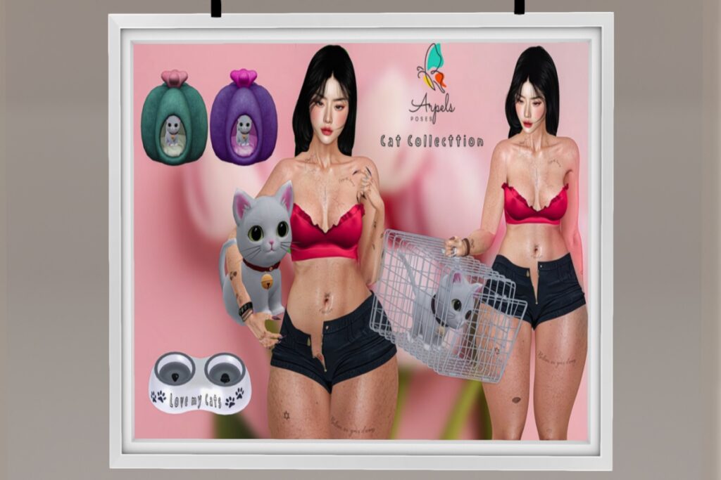 Cat Collection Holdables &amp; Decor, L$120 each