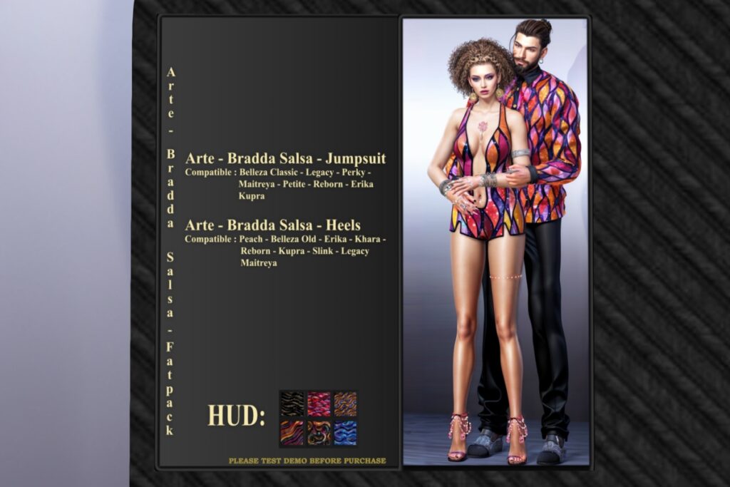 Bradda Outfit - see ad for fits, L$800 each FP/L$1500 MP