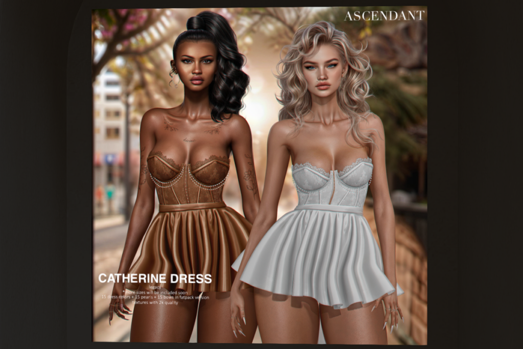 Catherine Dress - Legacy, L$275 each/L$1150 FP