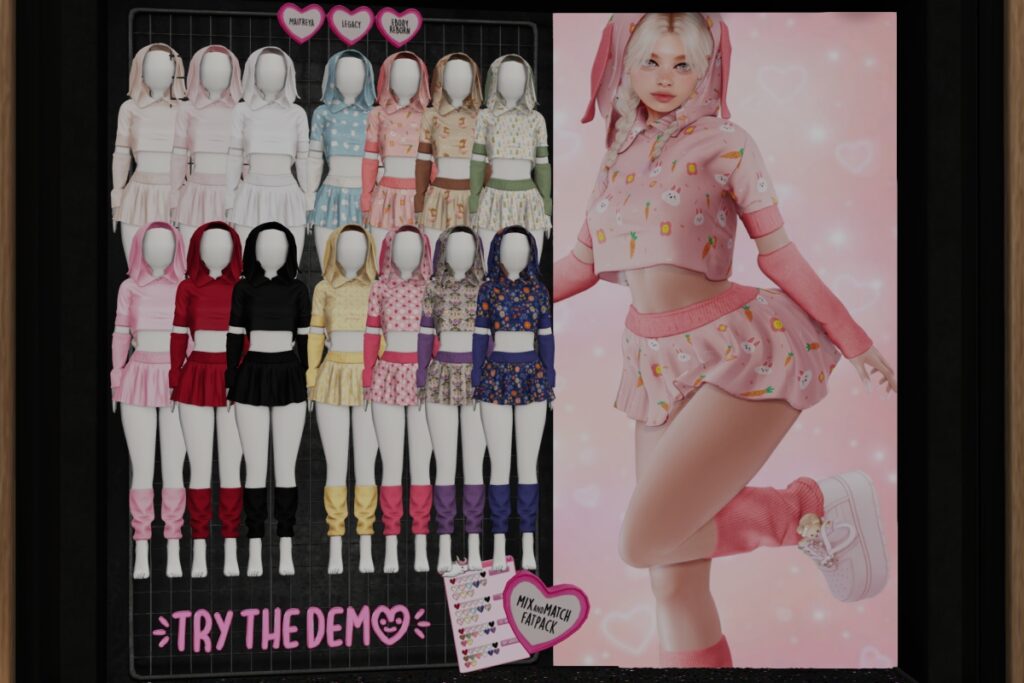 Molly Outfit - Legacy/Maitreya/Reborn, L$399 each/L$1999 FP