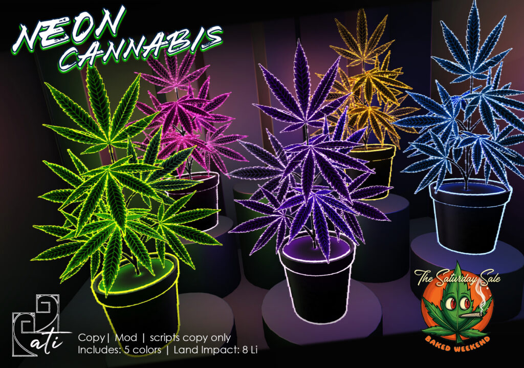 Neon Cannabis Decor	&lt;a href=&quot;http://maps.secondlife.com/secondlife/Deep%20Lust/43/176/1892&quot;&gt;Teleport&lt;/a&gt;
